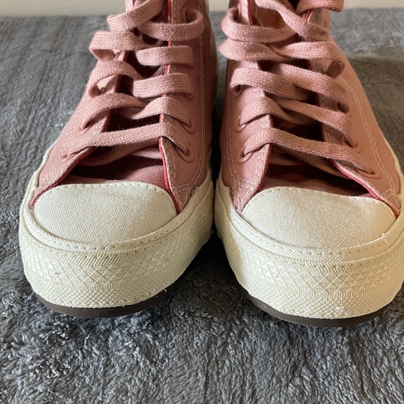 Converse Canyon Dusk Chuck Taylor All Star High  Textile Pink - Picture 7 of 12